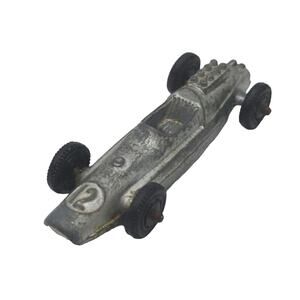 Vintage TootsieToy #12 Indy Race Car Die Cast Metal Racing Dragster 1960s 2"